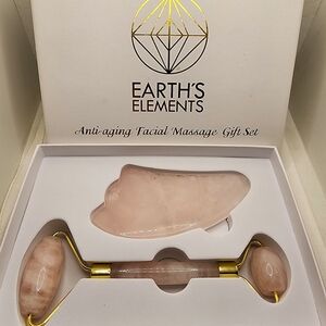 Earth's Elements Rose Quartz Facial Massage Gift Set
